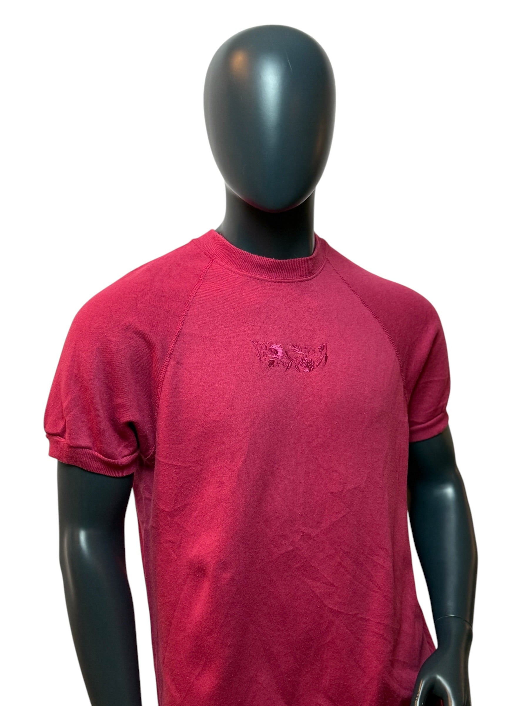 Lee Vintage Sweatshirt Red Embroidery Logo Crewneck